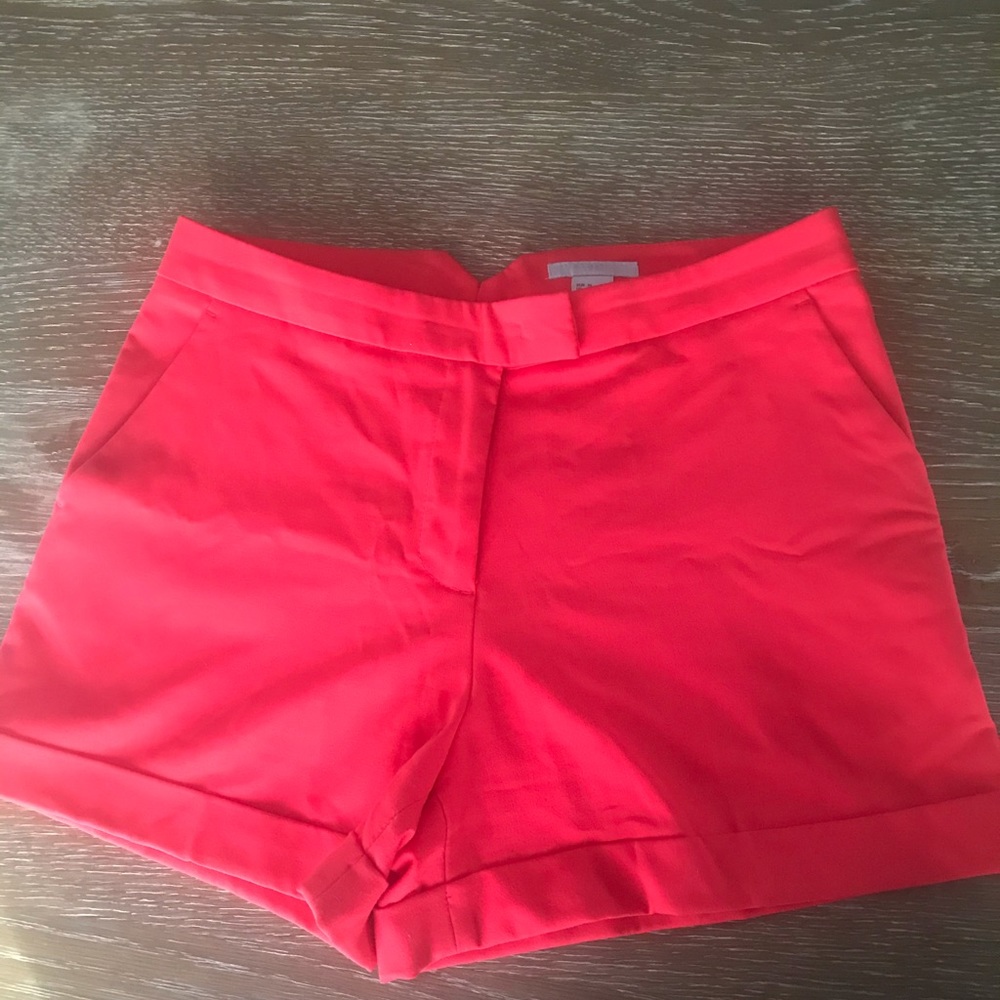 H&M Dressy Shorts Deep Coral almost new condition